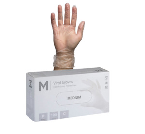 Consumables: VINYL GLOVES POWDER FREE