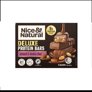 Biscuits Range: NICE & NATURAL DELUX PROTEIN BAR RANGE