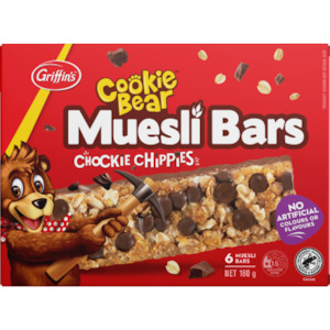 COOKIE BEAR MUESLI BAR RANGE