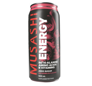 Water: MUSASHI ENERGY DRINK