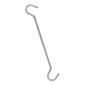 DOUBLE C WIRE HOOK