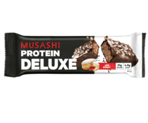 Water: MUSASHI DELUXE PROTEIN BAR