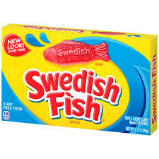 Chocolate: SWEDISH FISH RED THR BOX - 12PK