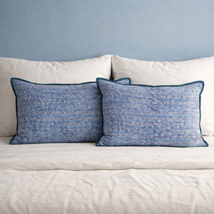 Cushions: Cushion Cover - Beach Stripe / Jasper - 40 x 60 - One Pair Only