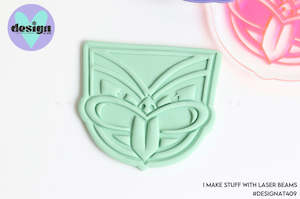 Warriors Tiki Face Stamp & Cutter