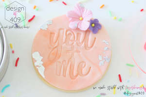 You + Me Acrylic Embosser Stamp