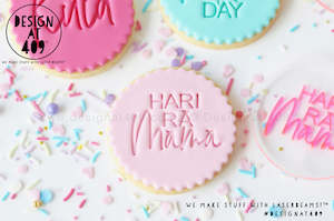 Te Reo Maori: Hari Rā Māmā Acrylic Embosser Stamp