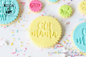 Silhouette Stamps: Cat Mama Acrylic Embosser Stamp