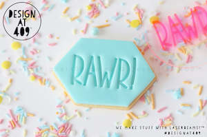 Rawr! Acrylic Embosser Stamp