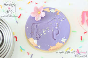 Unicorn Standing Acrylic Embosser Stamp