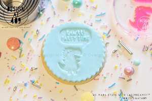 Unicorn Mermaid Sea Stamps: Rawrr! Party Time T Rex Acrylic Embosser Stamp