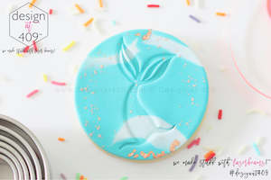 Mermaid Tail Acrylic Embosser Stamp