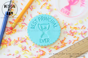 Teacher Stamps: Best Principal Ever Acrylic Embosser Stamp
