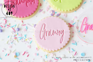 Fathers Day Stamps: Granny Acrylic Embosser Stamp