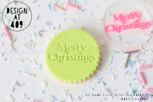 Merry Christmas 5 Acrylic Embosser Stamp