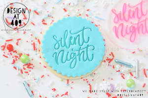 Christmas Stamps: Silent Night Acrylic Embosser Stamp