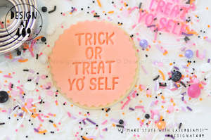Halloween Stamps: Trick Or Treat Yo' Self Acrylic Embosser Stamp