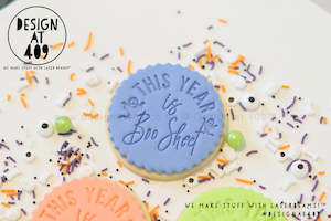 Halloween Stamps: This Year Is Boo Sheet Acrylic Embosser Stamp