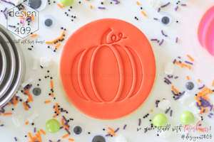 Halloween Stamps: Pumpkin Acrylic Embosser Stamp