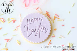 Easter Stamps: Happy Easter 8 Acrylic Embosser Stamp