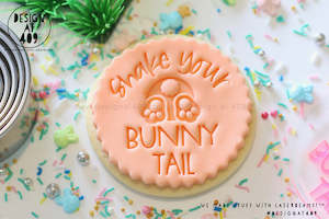 Easter Stamps: Shake Your Bunny Tail Acrylic Embosser Stamp