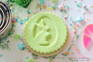 Rabbit In Egg Acrylic Embosser Stamp