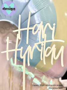 Hari Huritau Cake Topper (other colour choices available)