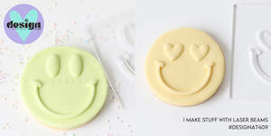 Smiley Face Designs Acrylic Press Stamp (Other Options Available)
