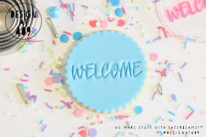 Other Stamps: Welcome 2 Acrylic Embosser Stamp