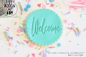 Other Stamps: Welcome 1 Acrylic Embosser Stamp
