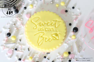 Other Stamps: Sweet As Can Bee 2 Acrylic Embosser Stamp