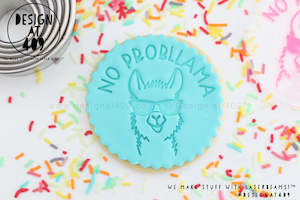 Other Stamps: No Probllama Acrylic Embosser Stamp