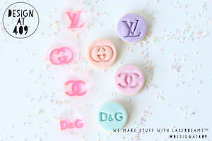 Mini Stamps: Mini Designer Set of 4 Acrylic Embosser Stamp