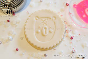 Bear #2 Acrylic Embosser Stamp