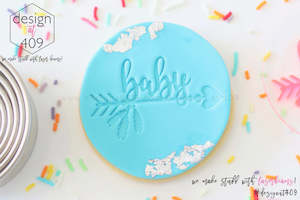 Scandi Boho Stamps: Baby With Boho Acrylic Embosser Stamp