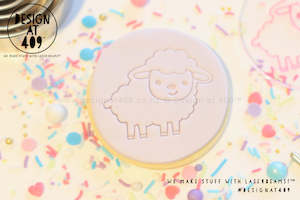 Cute Sheep Acrylic Embosser Stamp