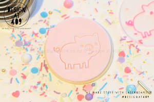 Cute Pig Acrylic Embosser Stamp