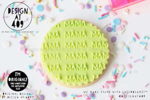 Pattern Background Stamps: Māmā Large Pattern Acrylic Embosser Stamp