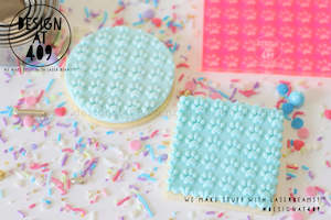 Pattern Background Stamps: Large Paw Print Pattern Acrylic Embosser Stamp