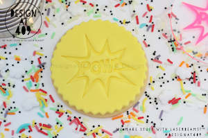 Pow! Acrylic Embosser Stamp
