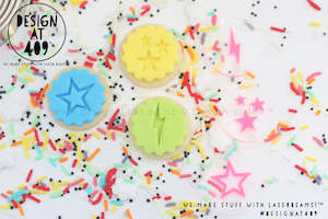 Mini Comic Book Elements Set 1 Acrylic Embosser Stamp