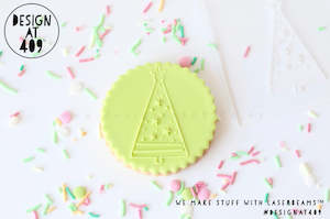 Christmas Tree Raised Acrylic Fondant Stamp