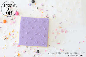 Spiders Patterned Raised Acrylic Fondant Stamp