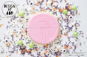 Halloween Raised Acrylic Stamps: Vampire Fangs Raised Acrylic Fondant Stamp