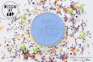 Basic Witch Raised Acrylic Fondant Stamp