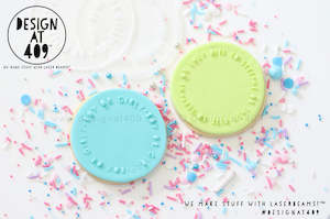 Boy Or Girl Set Acrylic Stencil Stamps