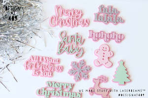 Christmas: Christmas Themed Layered Cake Charms