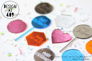 Christmas: Christmas/Kirihimete Small or Large Cake Dots