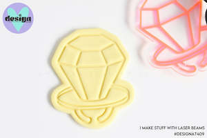 Limited Edition Embossing Stamps Cutters: Ring Pop Stamp & Cutter