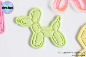Limited Edition Embossing Stamps Cutters: Balloon Dog Stamp & Cutter